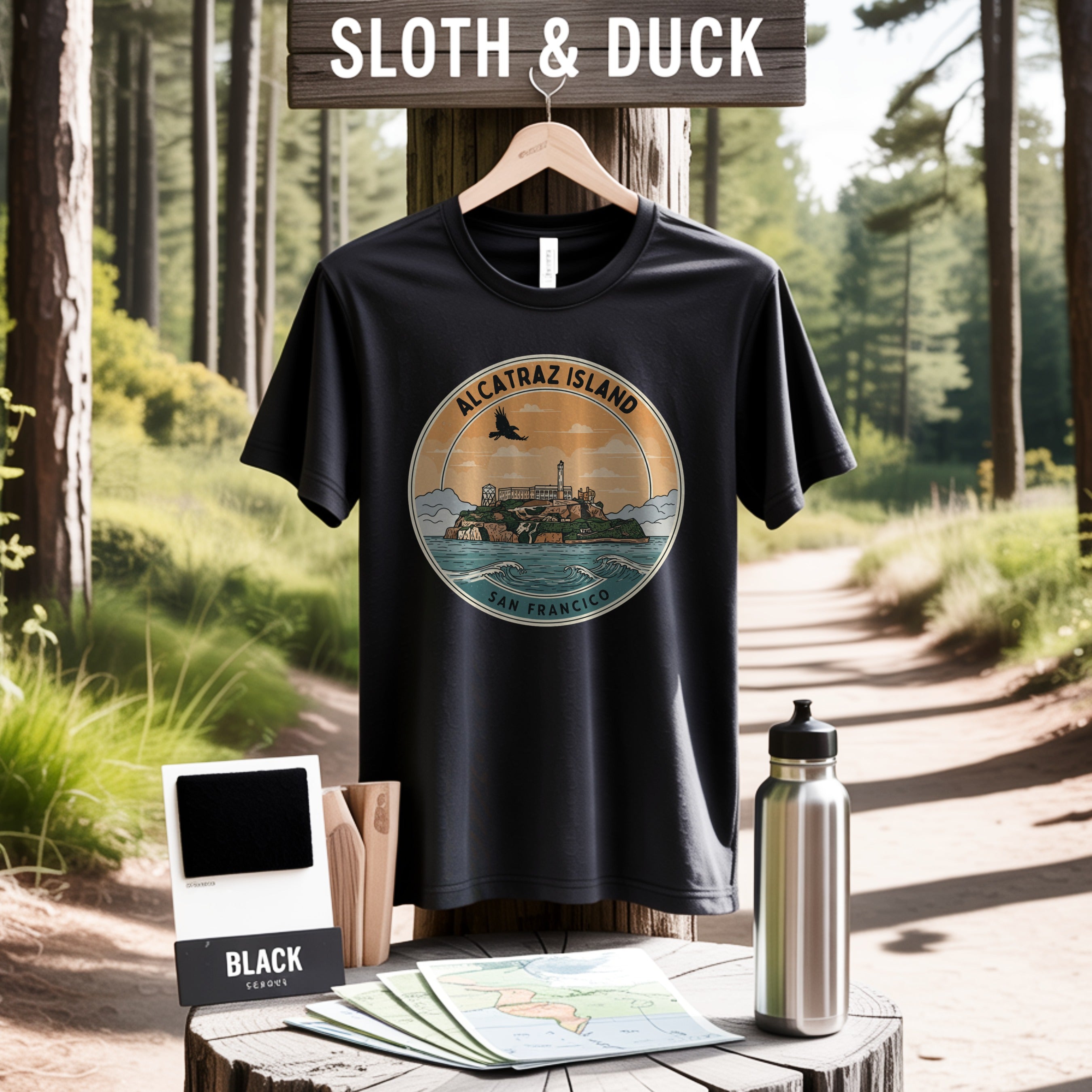 Alcatraz Island San Francisco Graphic T-shirt product type
