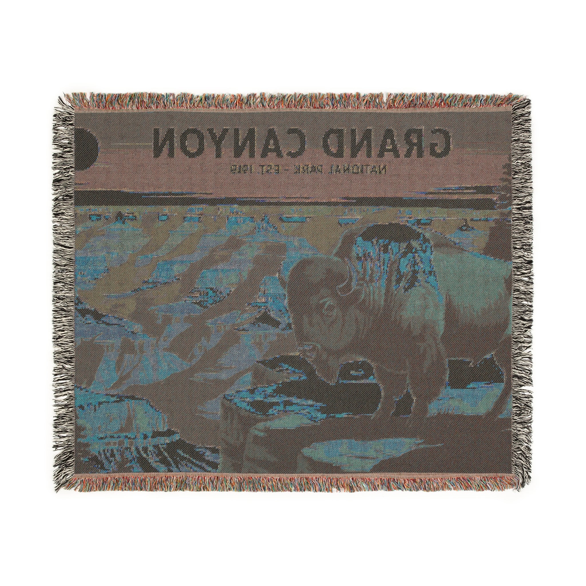Personalized Grand Canyon National Park Woven Blanket