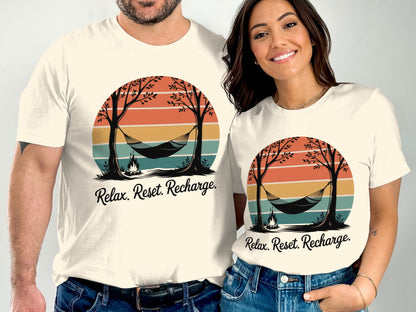 Relax Rest Recharge Graphic Tee Shirt