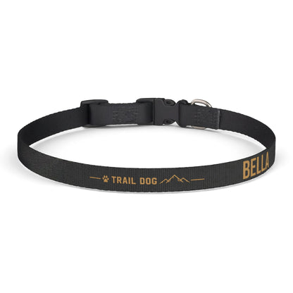 Trail Dog Personalized Dog Collar