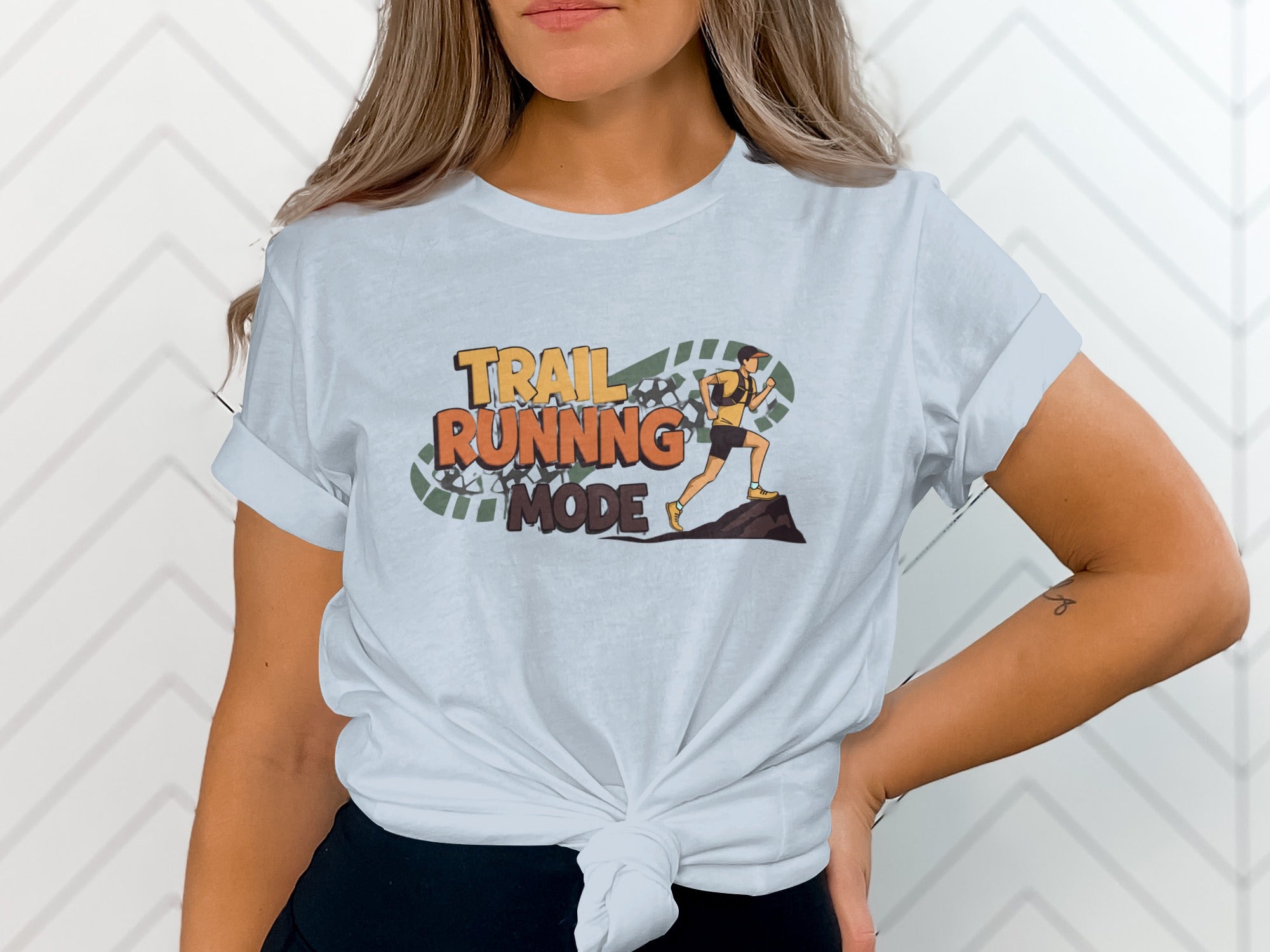 Trail Running Mode Graphic Print T-Shirt product type