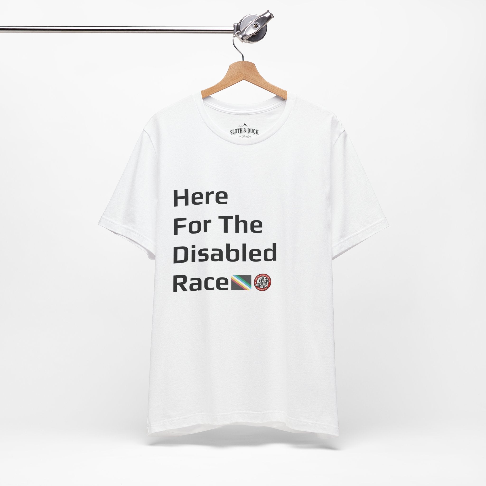 Here For The Disabled Race Tee