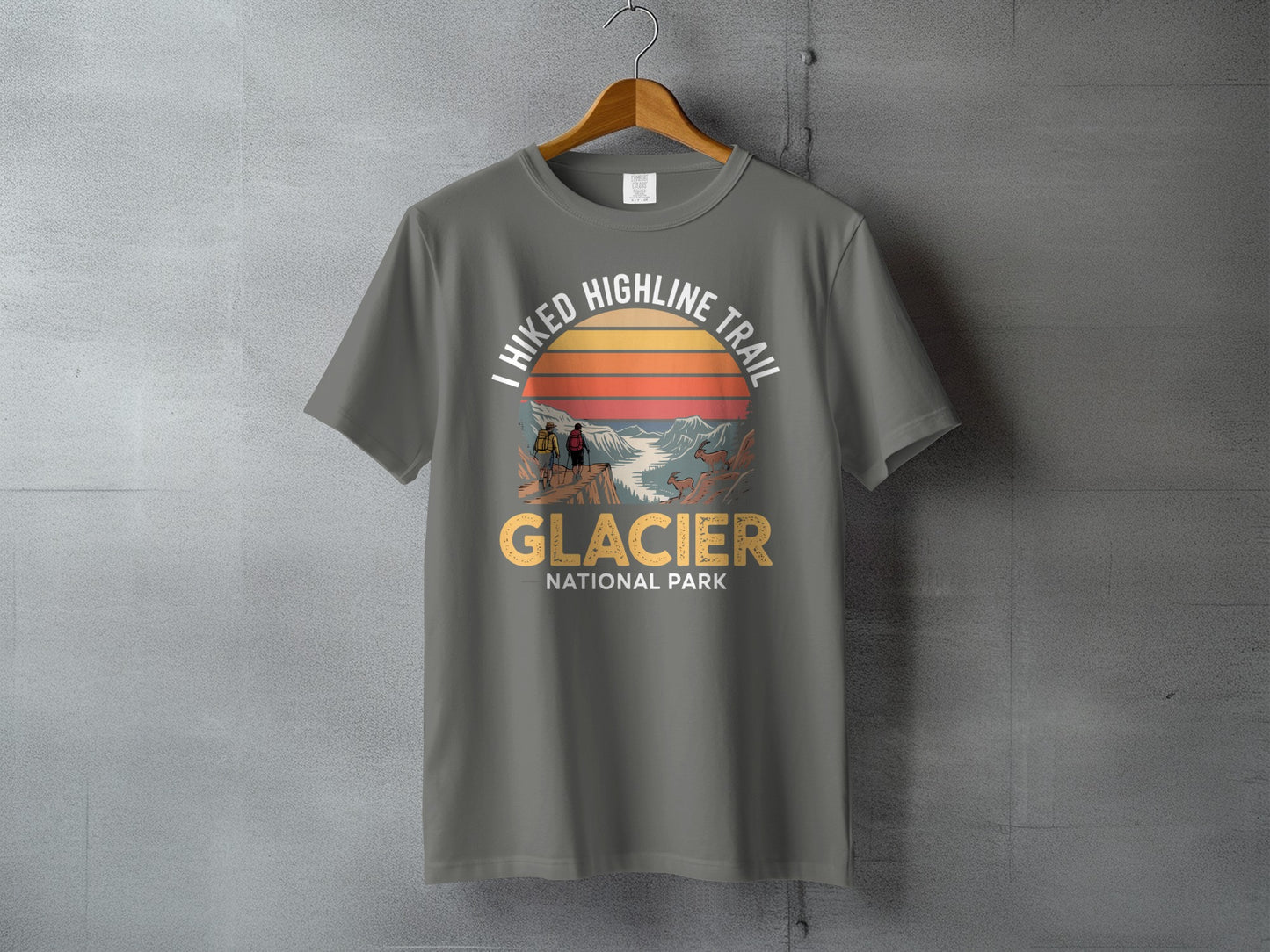 I Hiked Highline Trail Glacier National Park T-shirt product
