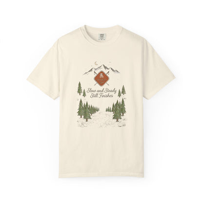 100 Mile Slow and Steady Still Finishes Trail T-Shirt