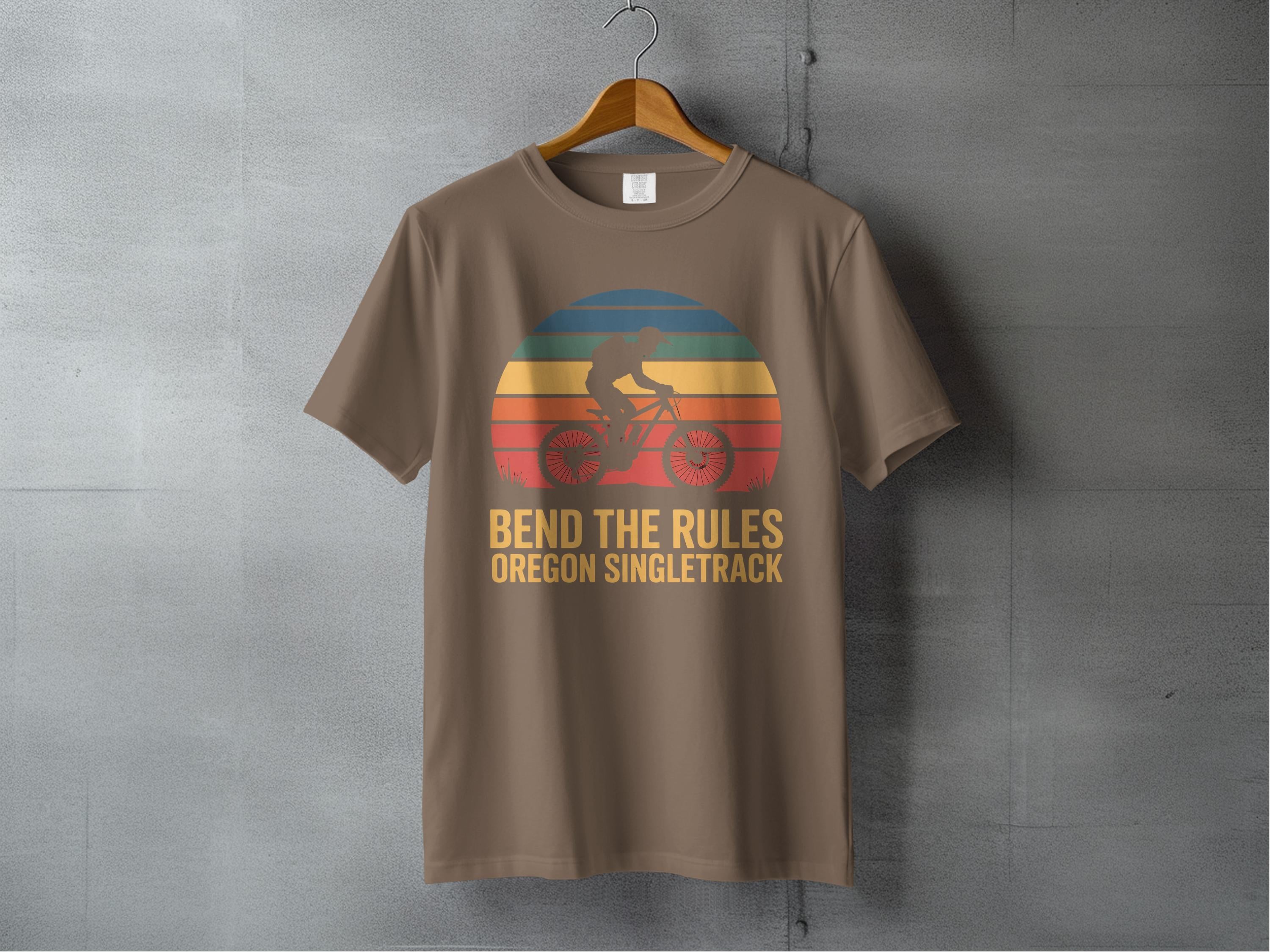Bend The Rules Oregon Singletrack T-shirt product