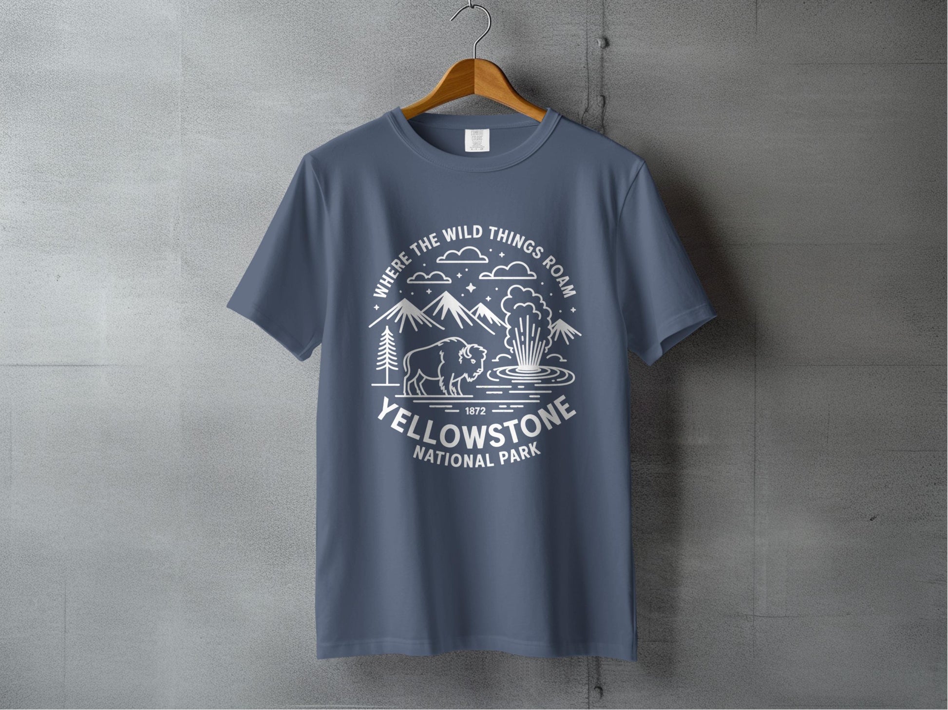 Yellowstone National Park Scenic Graphic T-shirt product