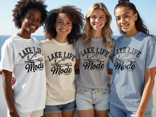 Lake Life Mode Graphic Tee Casual Fashionable Product