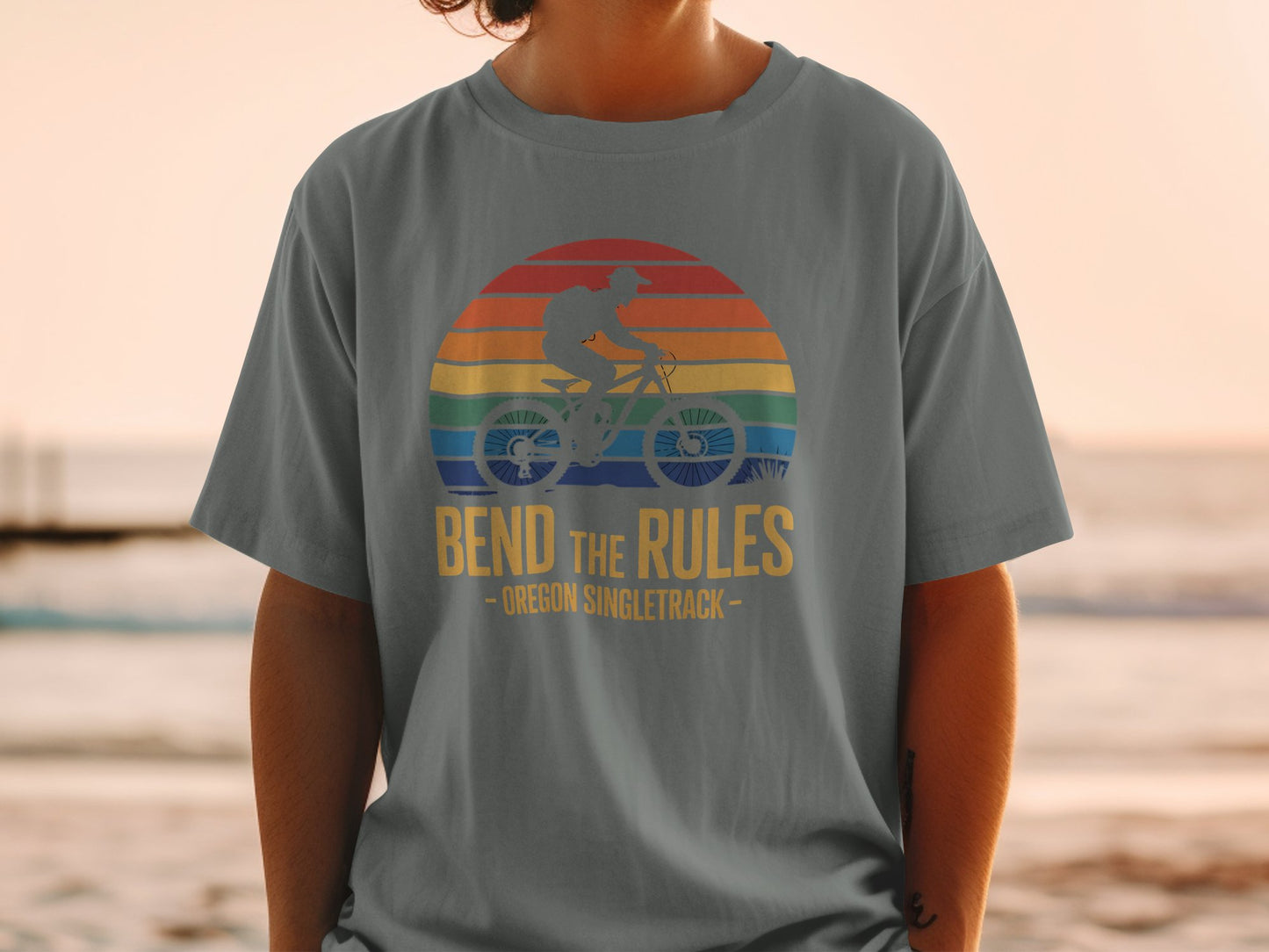 Bend The Rules Oregon Singletrack T-shirt product
