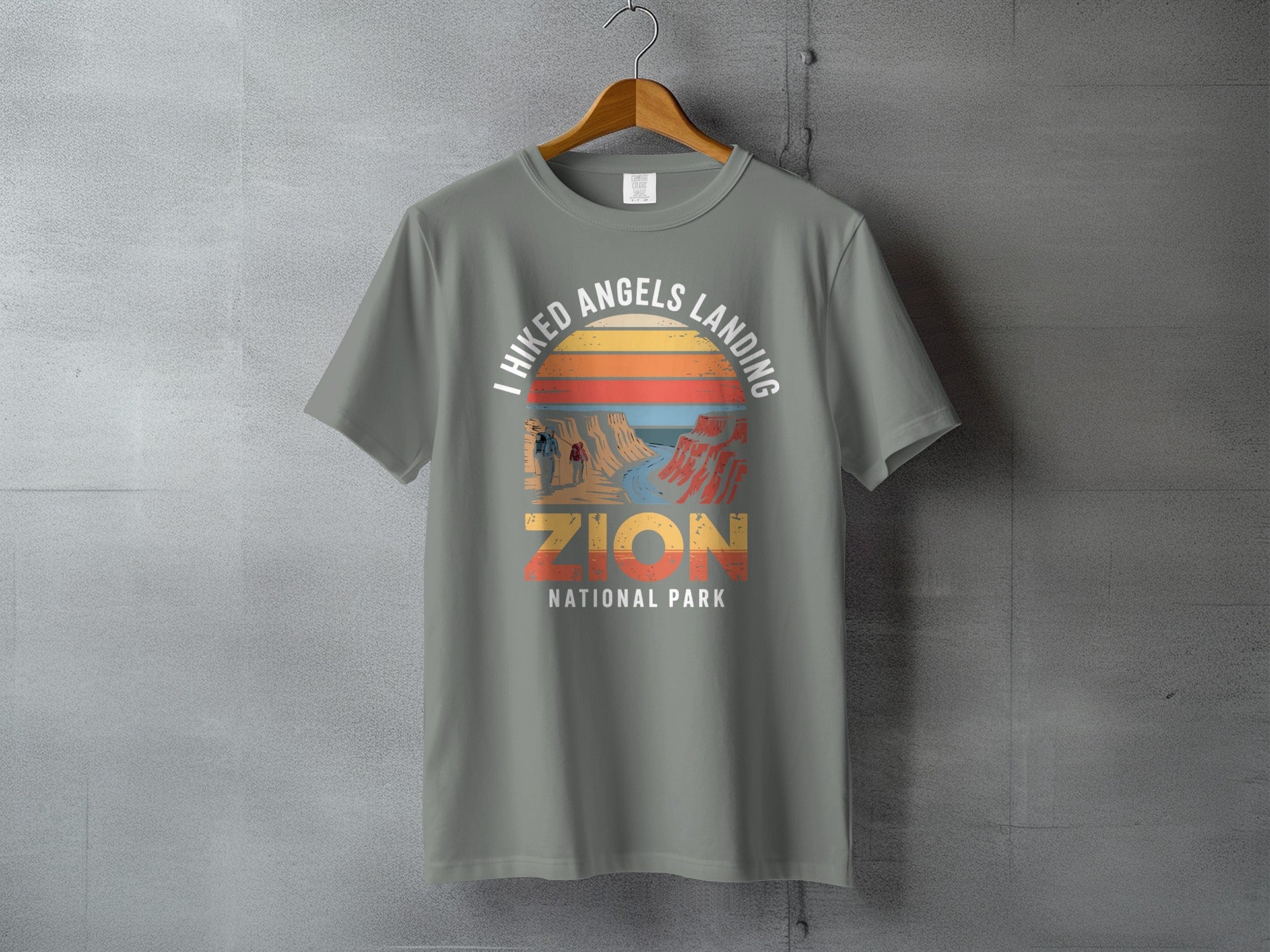 I Hiked Angels Landing Zion National Park T-Shirt Product