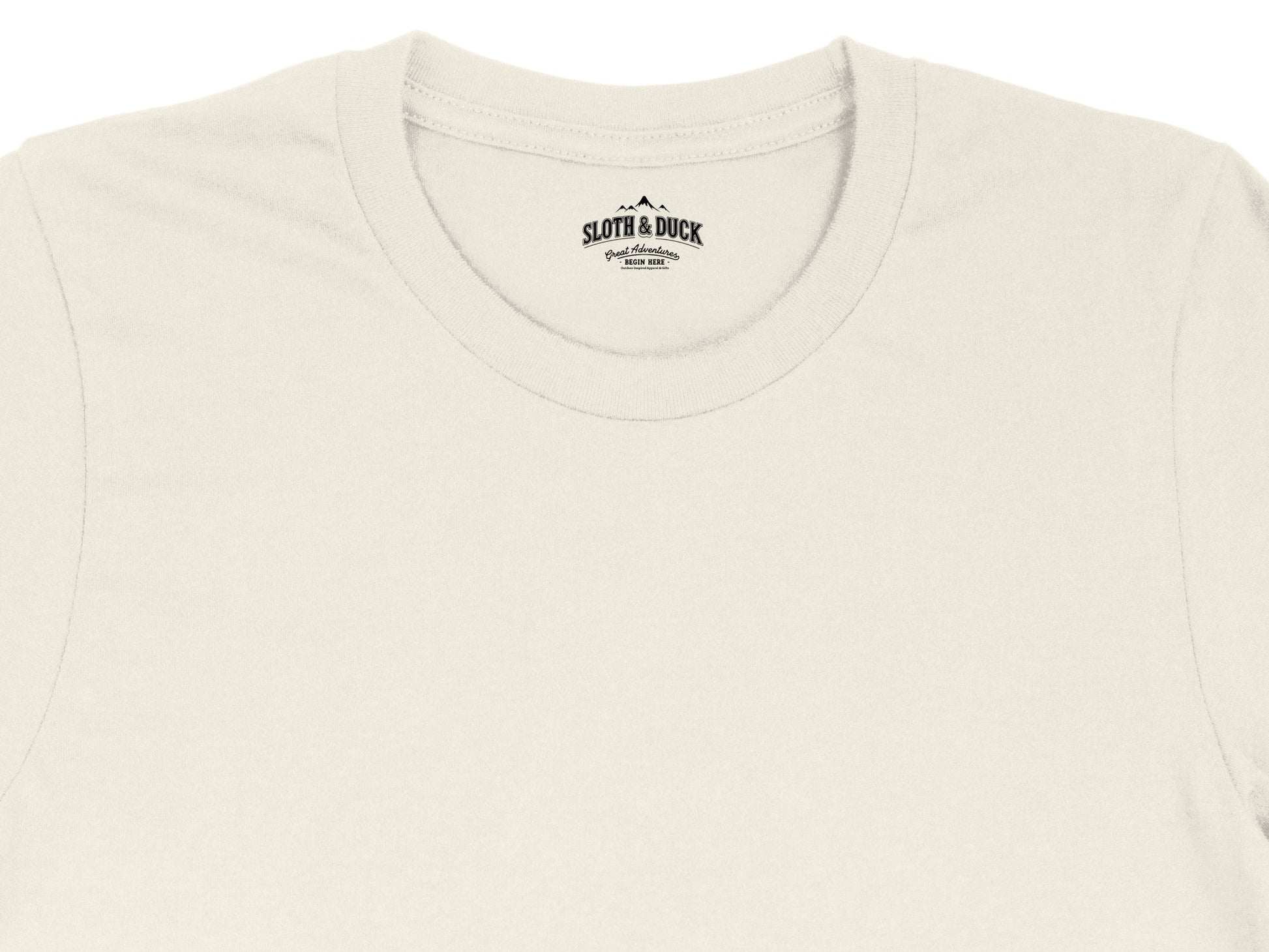 Sloth & Duck Classic White T-Shirt for Everyday Wear