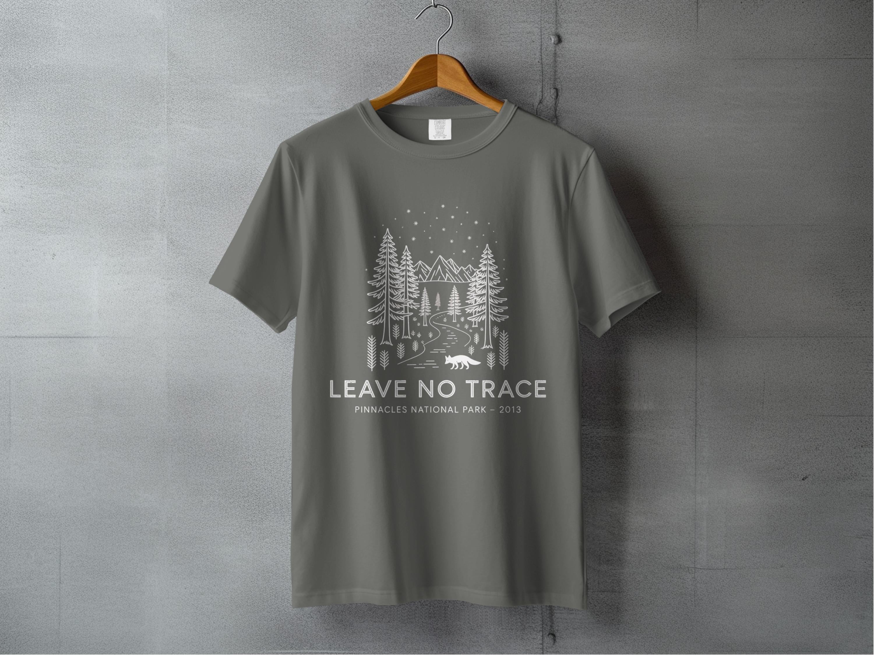 Leave No Trace Pinnacles National Park 2013 T-shirt product
