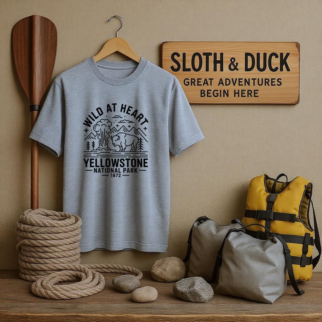 Wild at Heart Yellowstone National Park T-shirt product type
