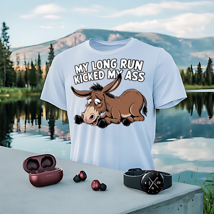 My Long Run Kicked My Ass Funny T-shirt product
