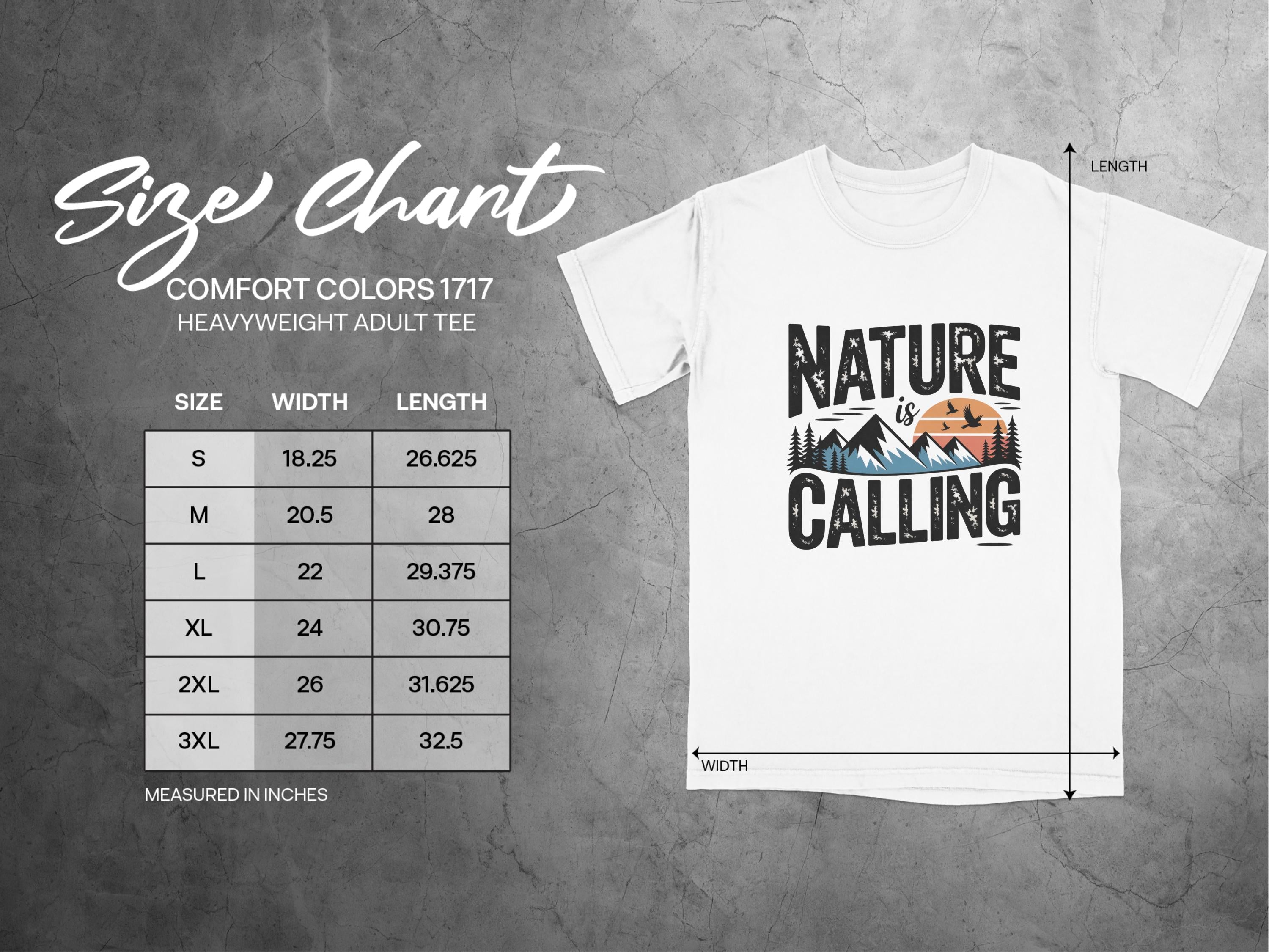 Nature is Calling Graphic White Adult Tee product