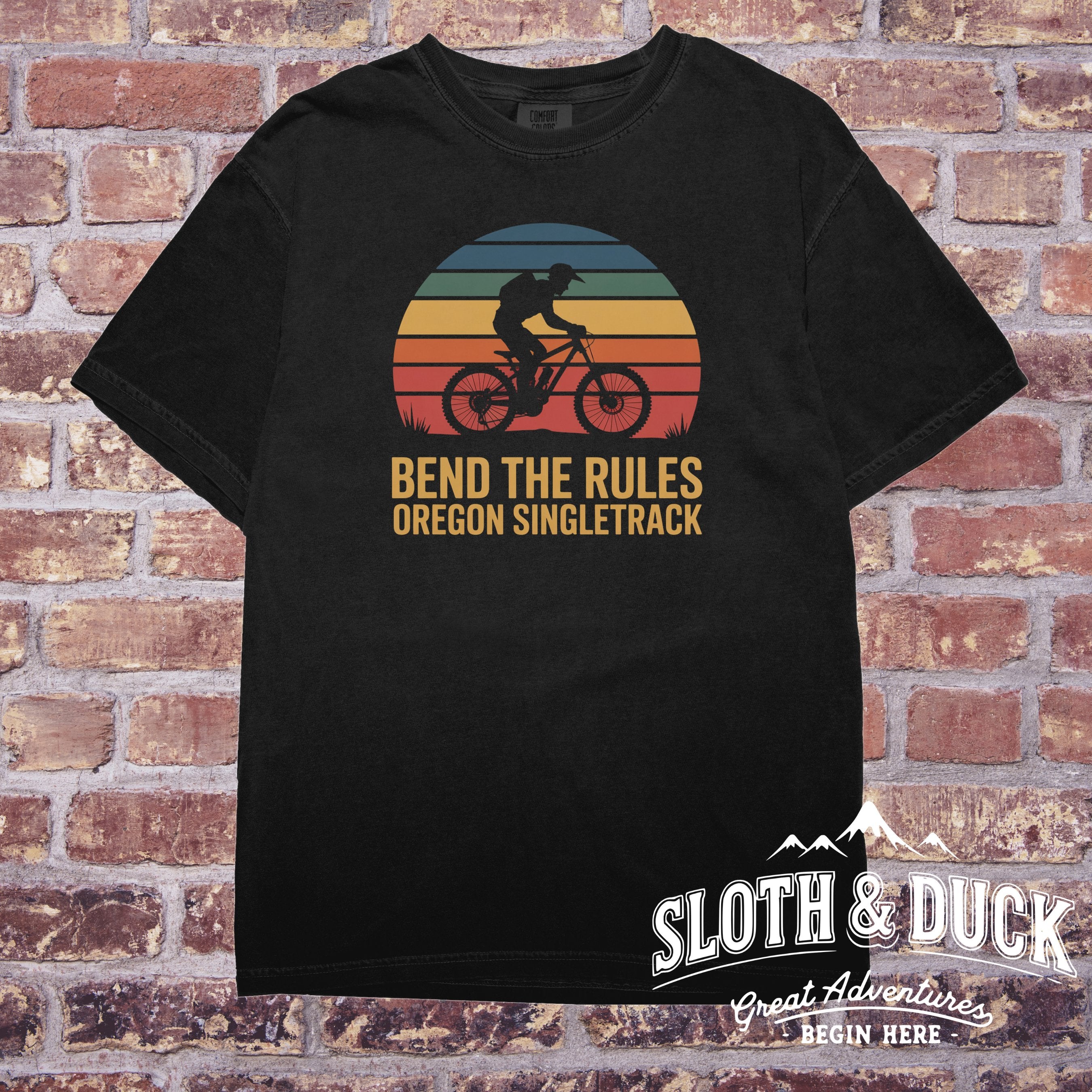 Bend The Rules Oregon Singletrack T-shirt product type