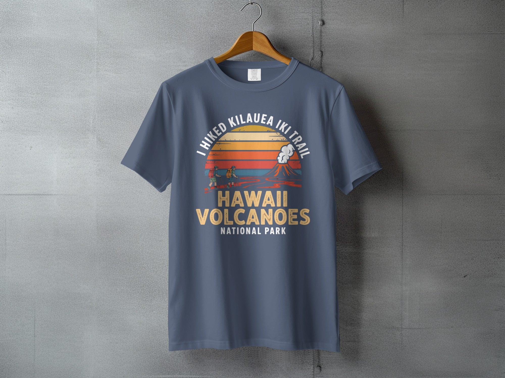 I Hiked Kilauea Iki Trail Hawaii Volcanoes T-shirt product