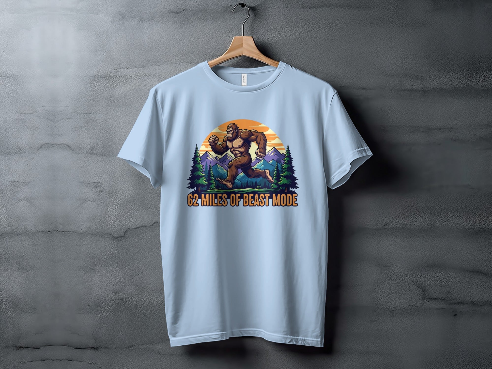 62 Miles of Beast Mode Graphic T-Shirt