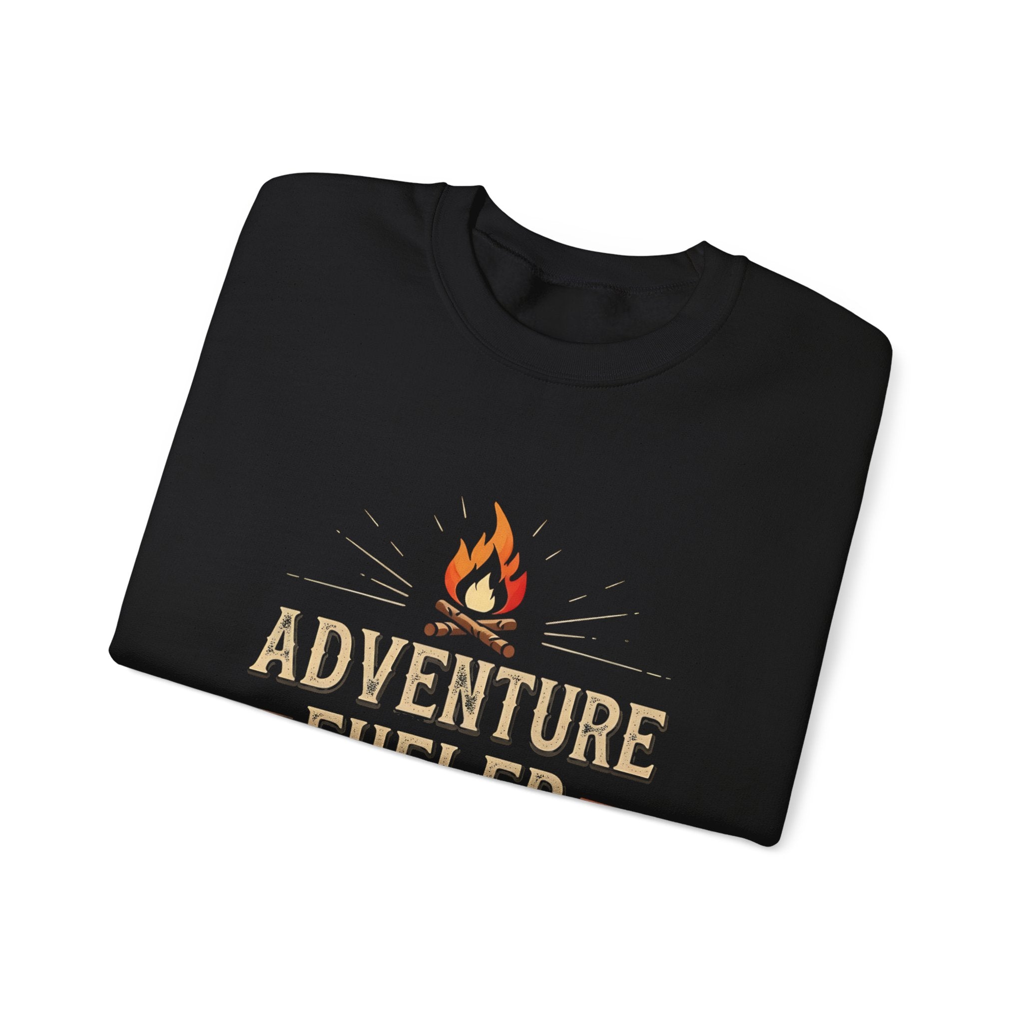 Adventure Fueled Crewneck Sweater Black