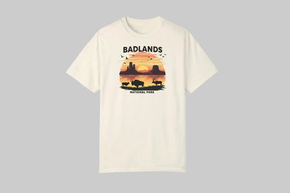 Badlands National Park Beige T Shirt