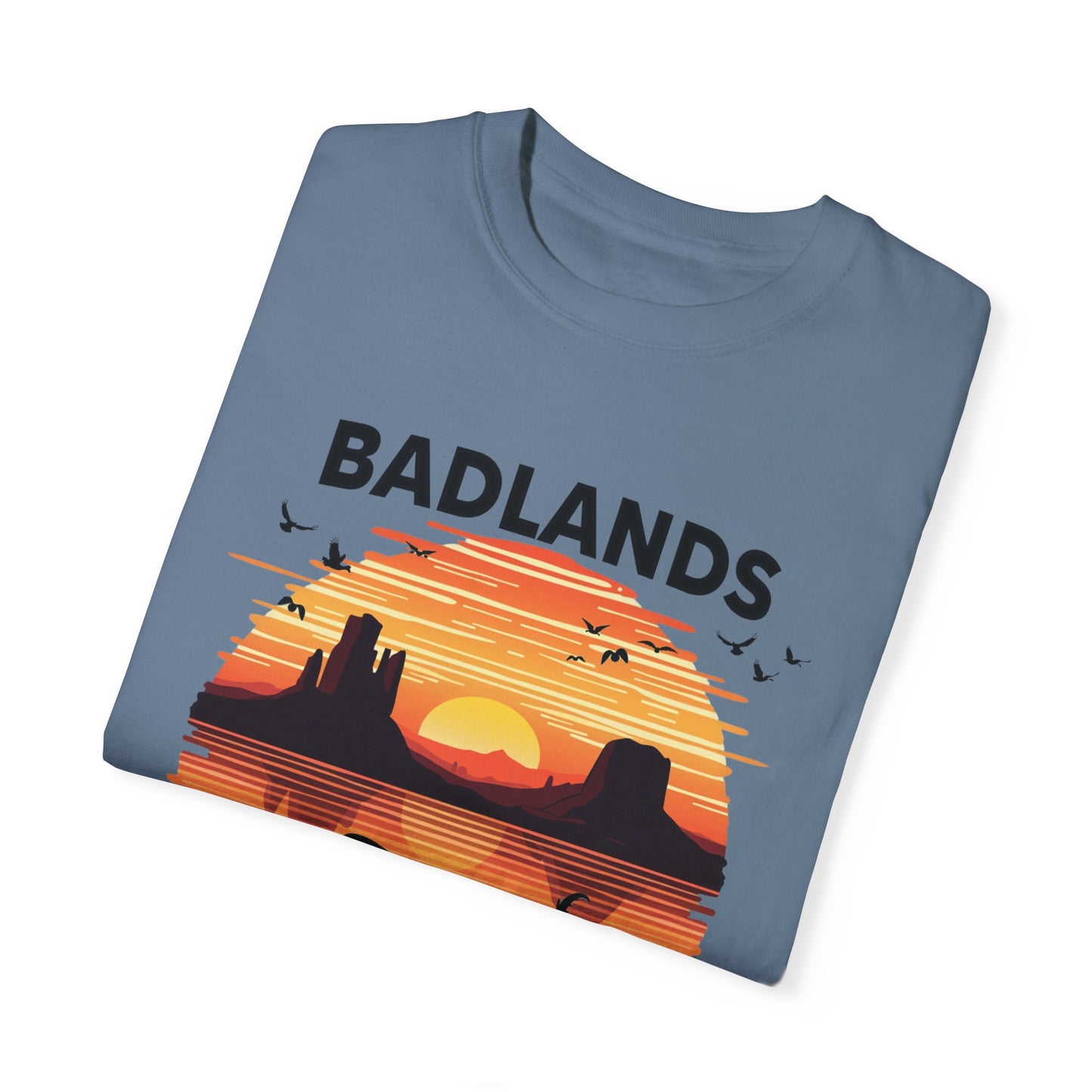 Badlands National Park Blue Grey T Shirt