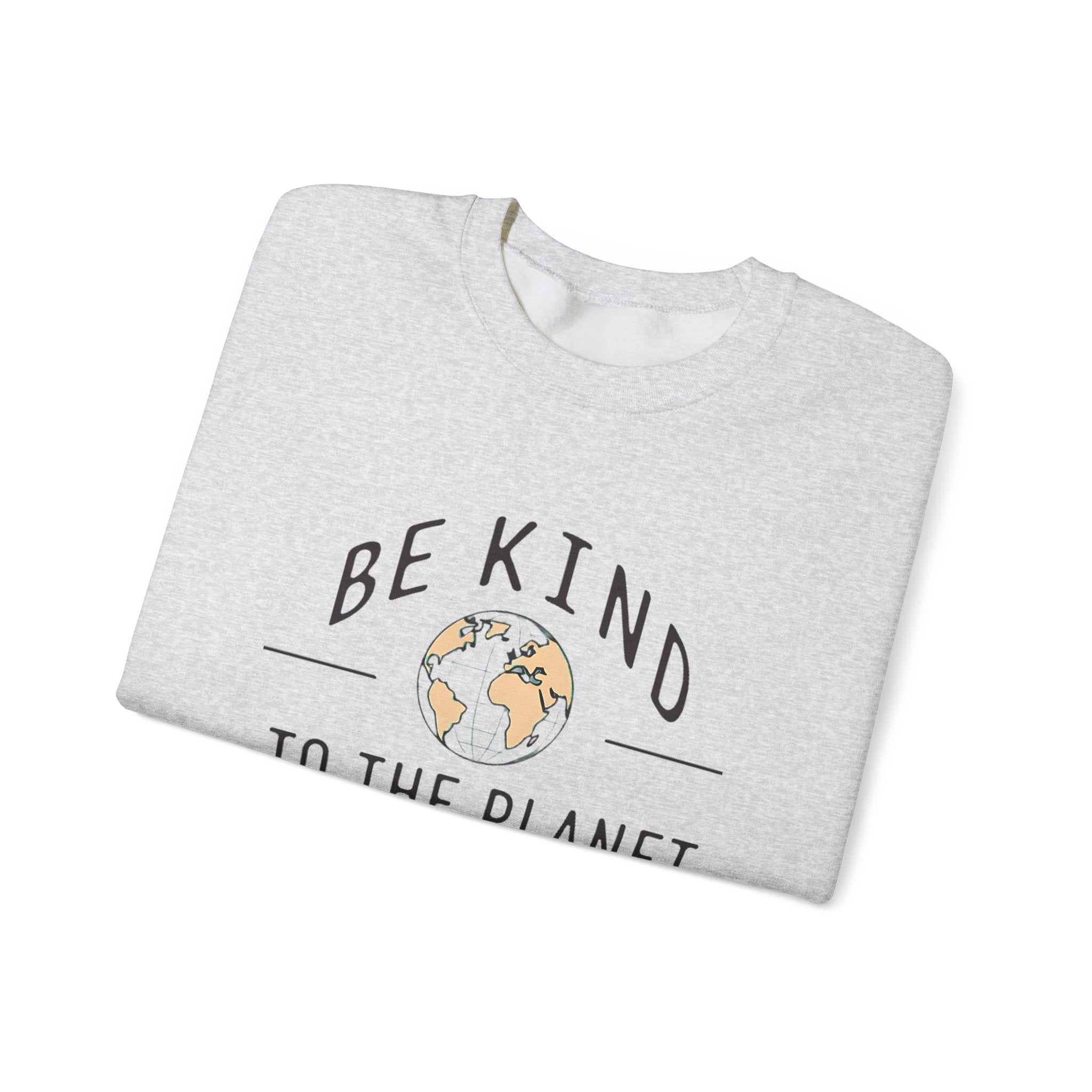 Be Kind To The Planet Salt and Pepper Crewneck Sweater