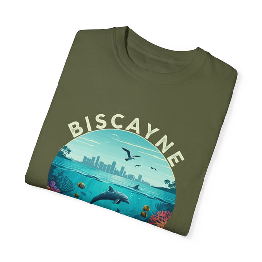 Biscayne National Park army green t shirt