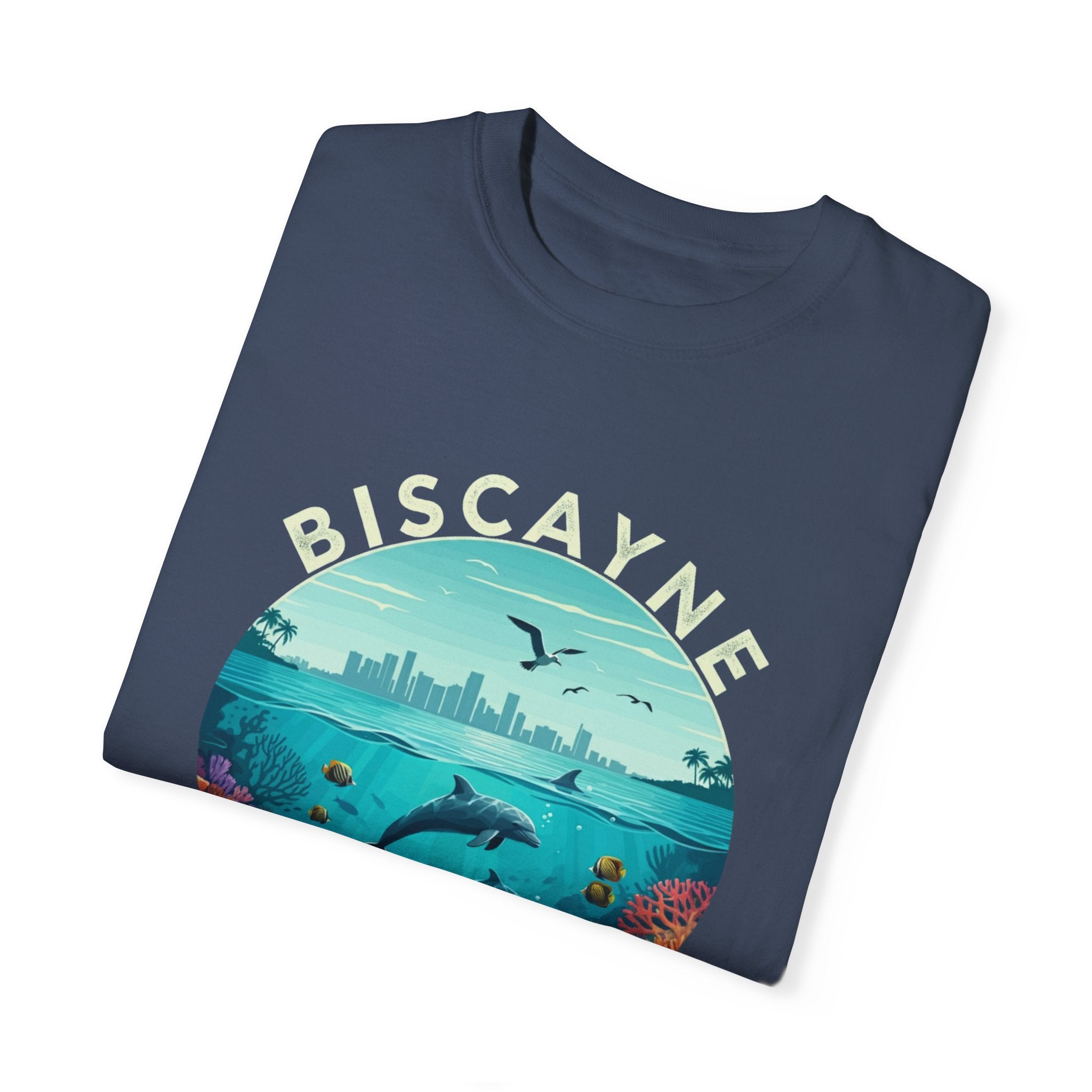 Biscayne National Park blue grey t shirt
