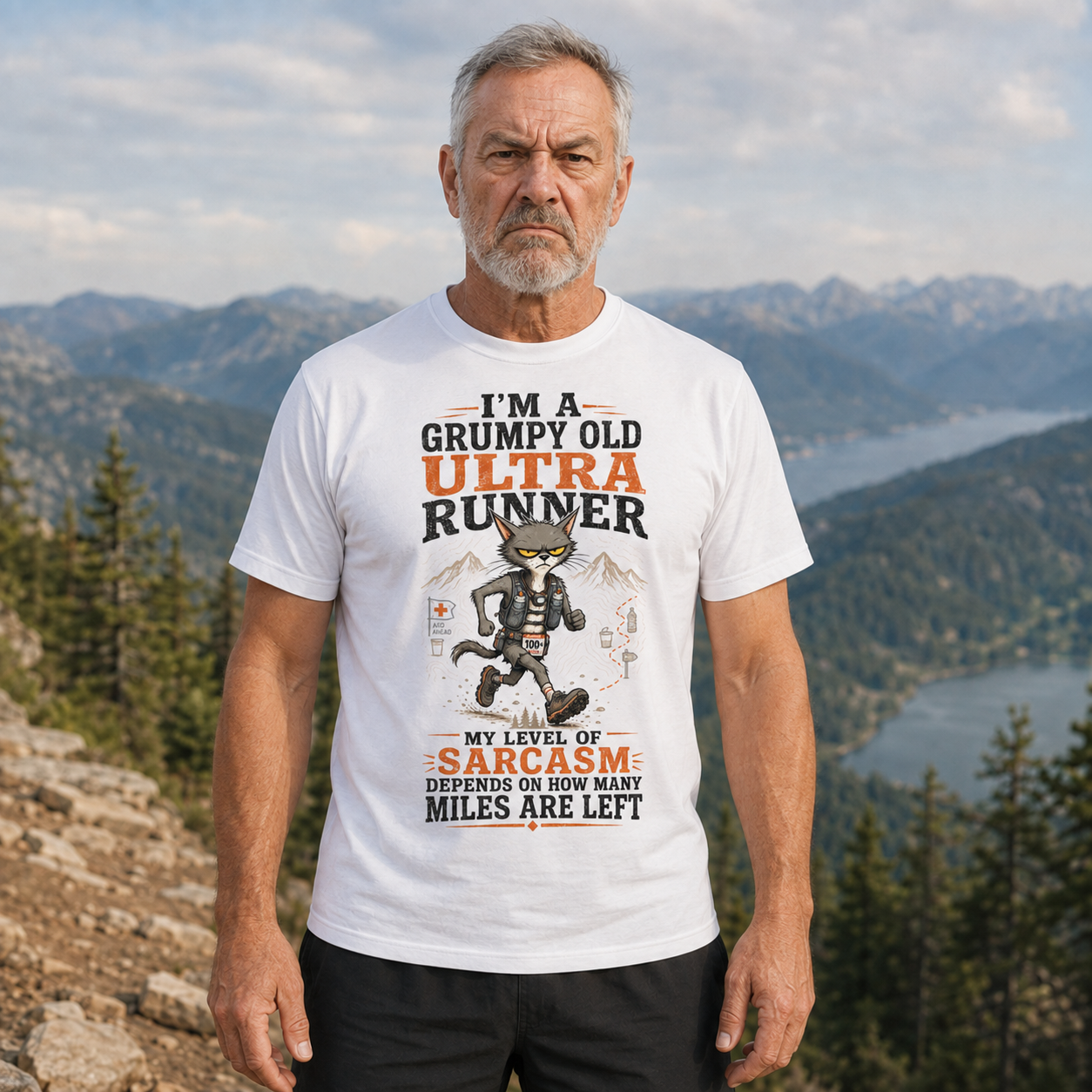 Grumpy Old Ultra Runner Performance T-Shirt