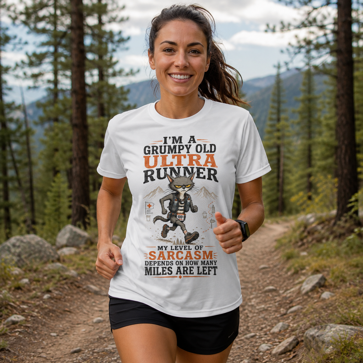 Grumpy Old Ultra Runner Performance T-Shirt