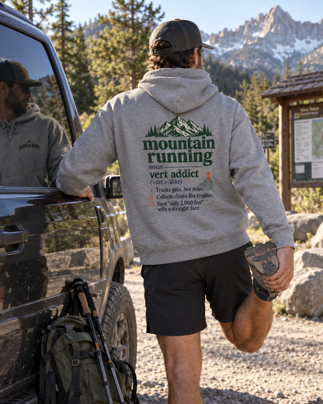 Vert Addict Mountain Running Sweatshirt