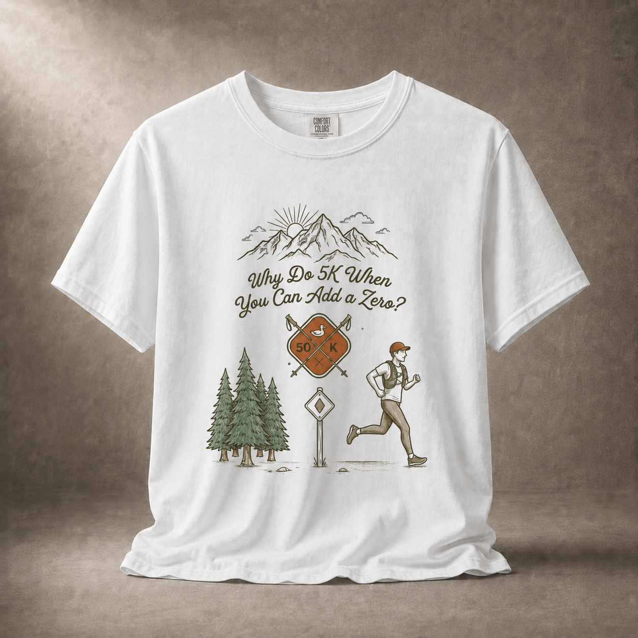 Why Do 5K When You Can Add a Zero 50K Men's Trail T-Shirt