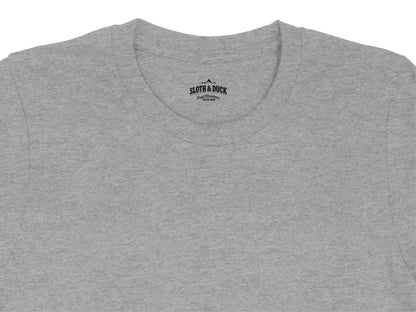 If It Involves Camping and Coffee Count Me In light grey T shirt