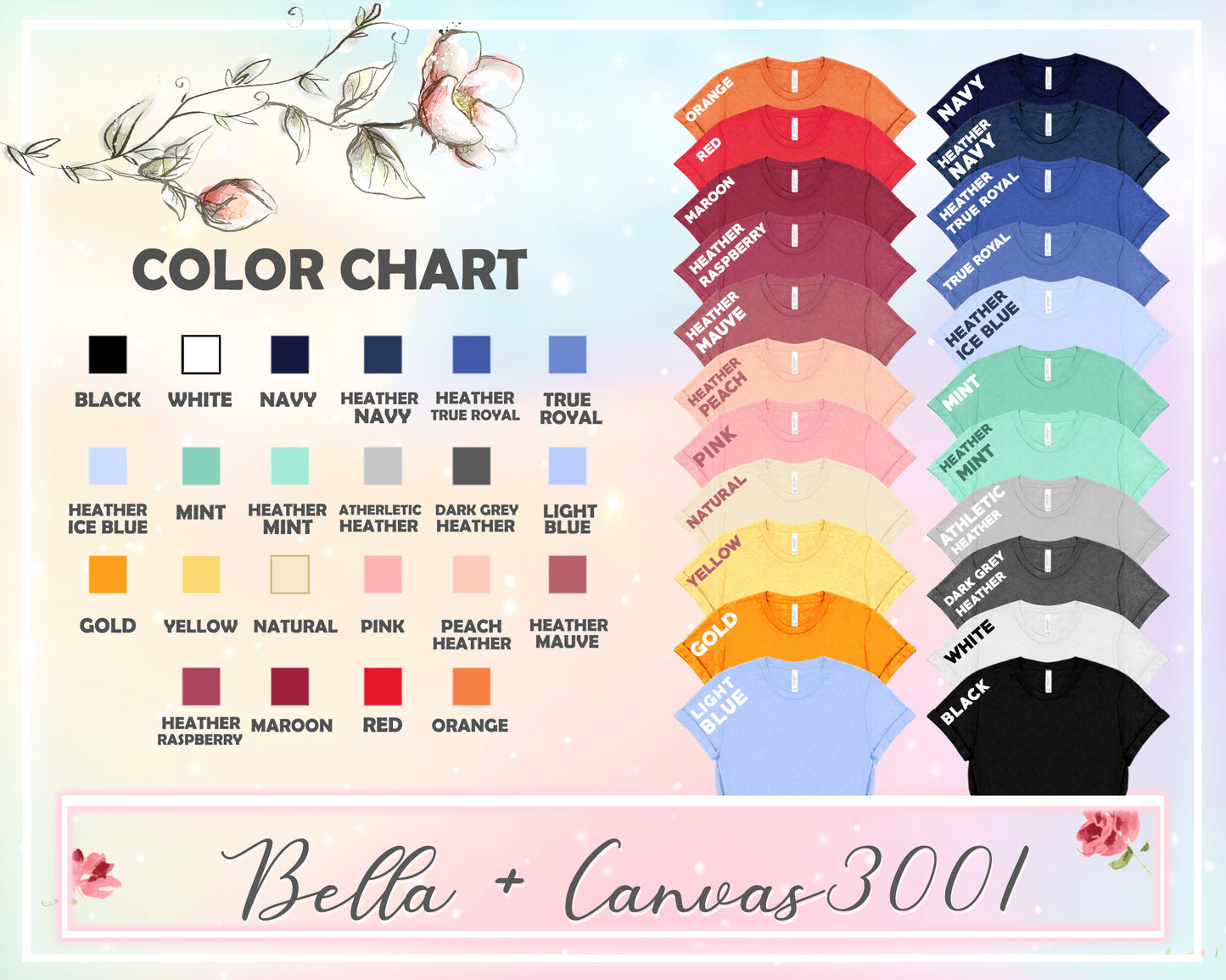 If It Involves Camping and Coffee Count Me In shirt color chart