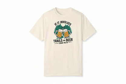 If it involves trails and beer count me in light yellow t shirt