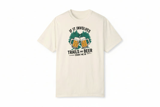 If it involves trails and beer count me in light yellow t shirt