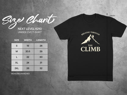 Breathe Through The Climb Hiking T-Shirt - S - Sloth & Duck