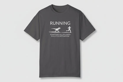 Sometimes All You Need is a Little Motivation grey t shirt