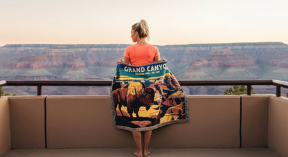 Personalized Grand Canyon National Park Woven Blanket
