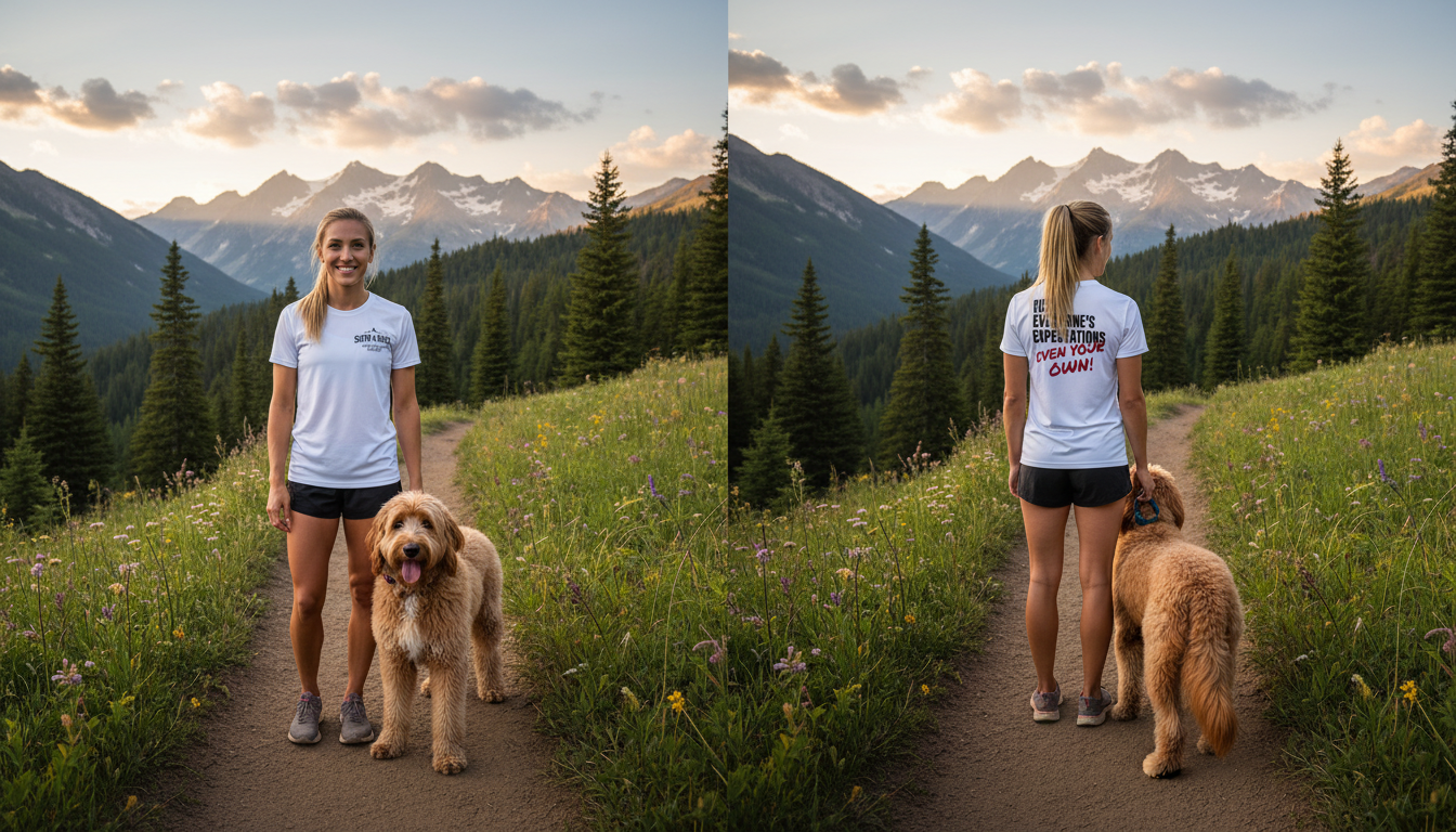 Sloth & Duck Logo Performance T-Shirt  Moisture-Wicking Shirt