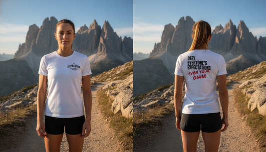 “Defy Everyone’s Expectations, Even Your Own” Moisture-Wicking Shirt