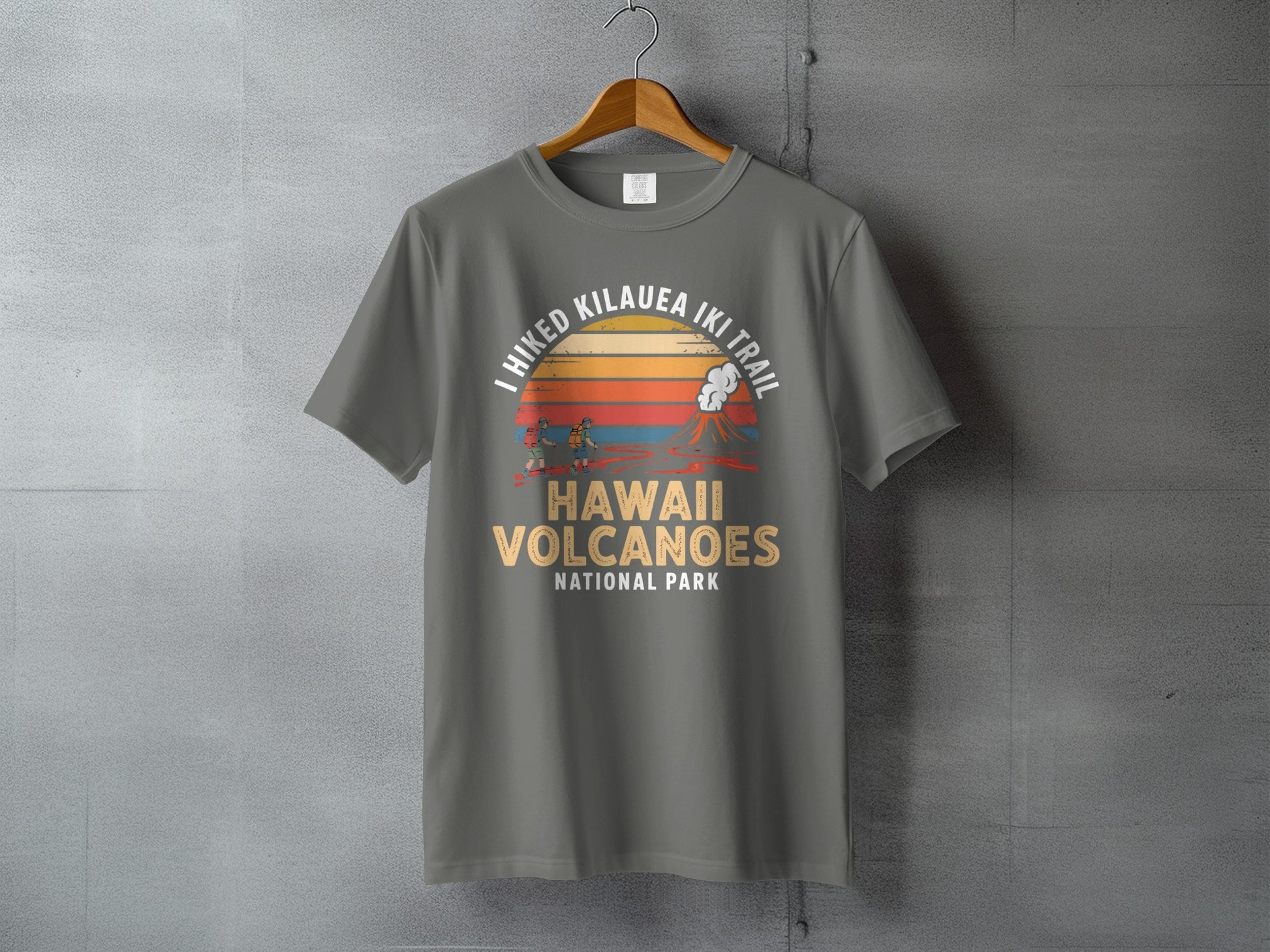I Hiked Kilauea Iki Trail Hawaii Volcanoes T-shirt product