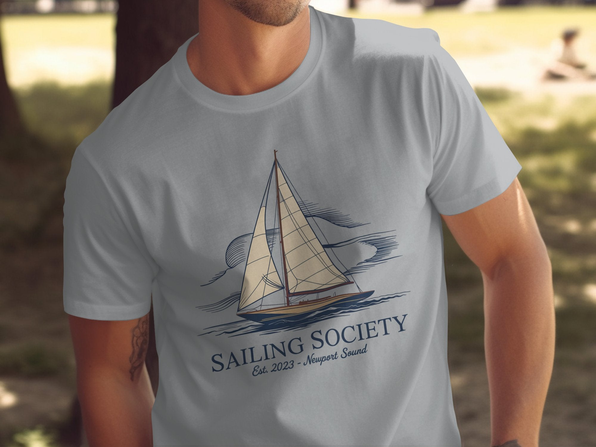Sailing Society Newport Sound Est 2023 T-shirt product type
