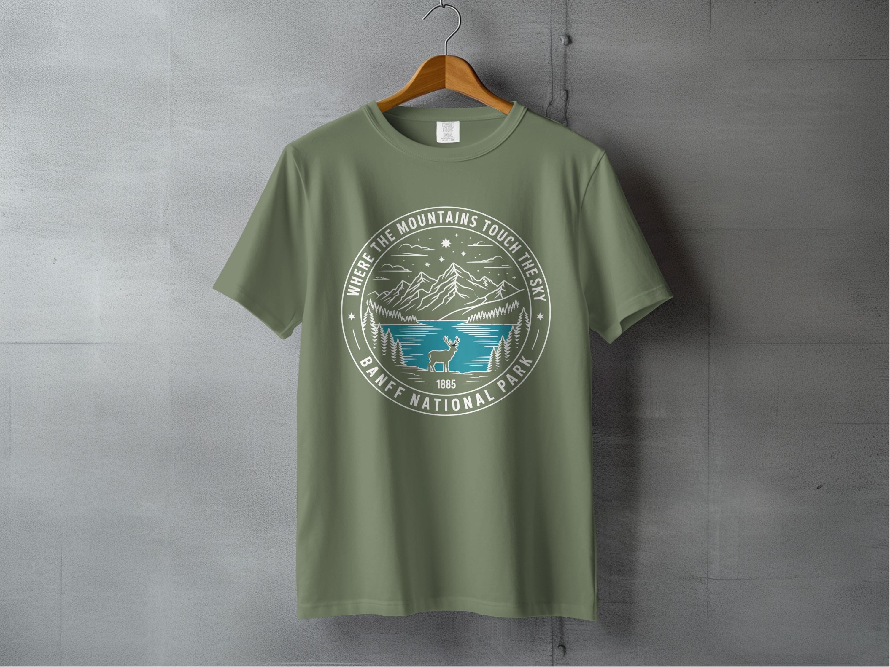 Banff National Park Scenic Graphic T-Shirt product