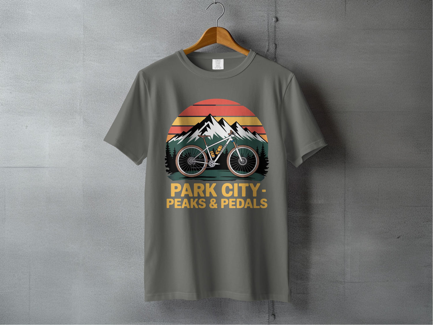 Park City Peaks and Pedals Graphic Tee product