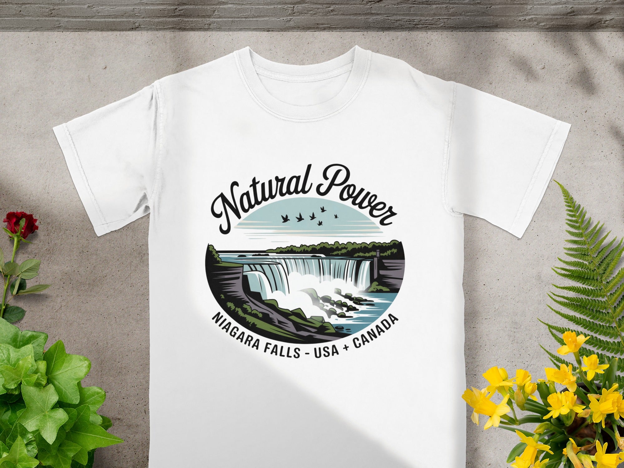 Natural Power Niagara Falls USA Canada T-Shirt product