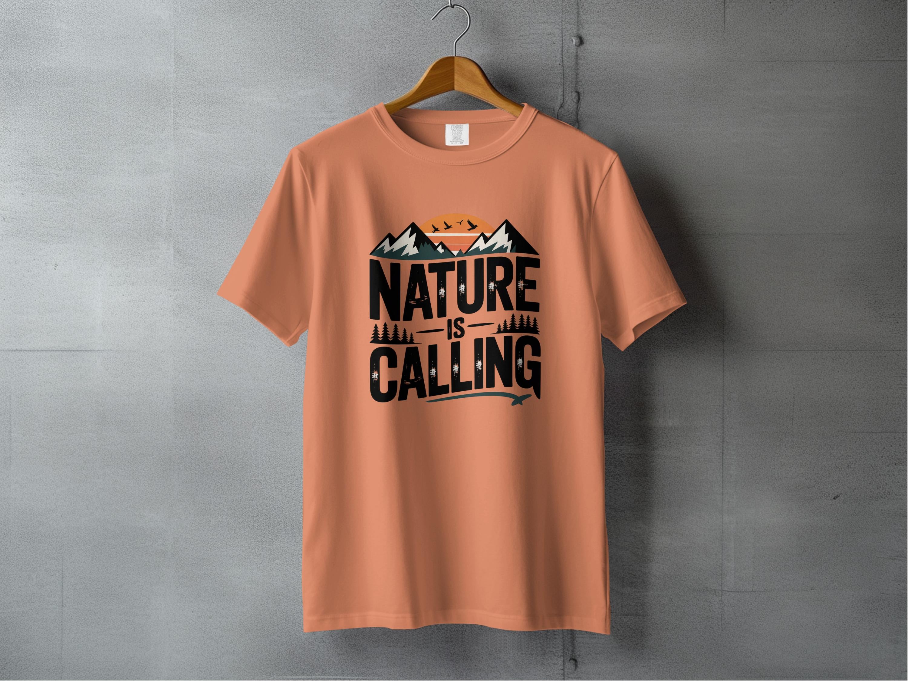 Nature Is Calling Graphic Tee Shirt product type