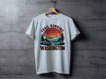 Trail Running Washington Graphic T-Shirt product type