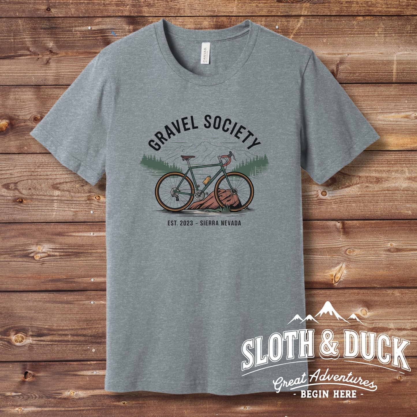 Gravel Society Sierra Nevada Adventure T-shirt product