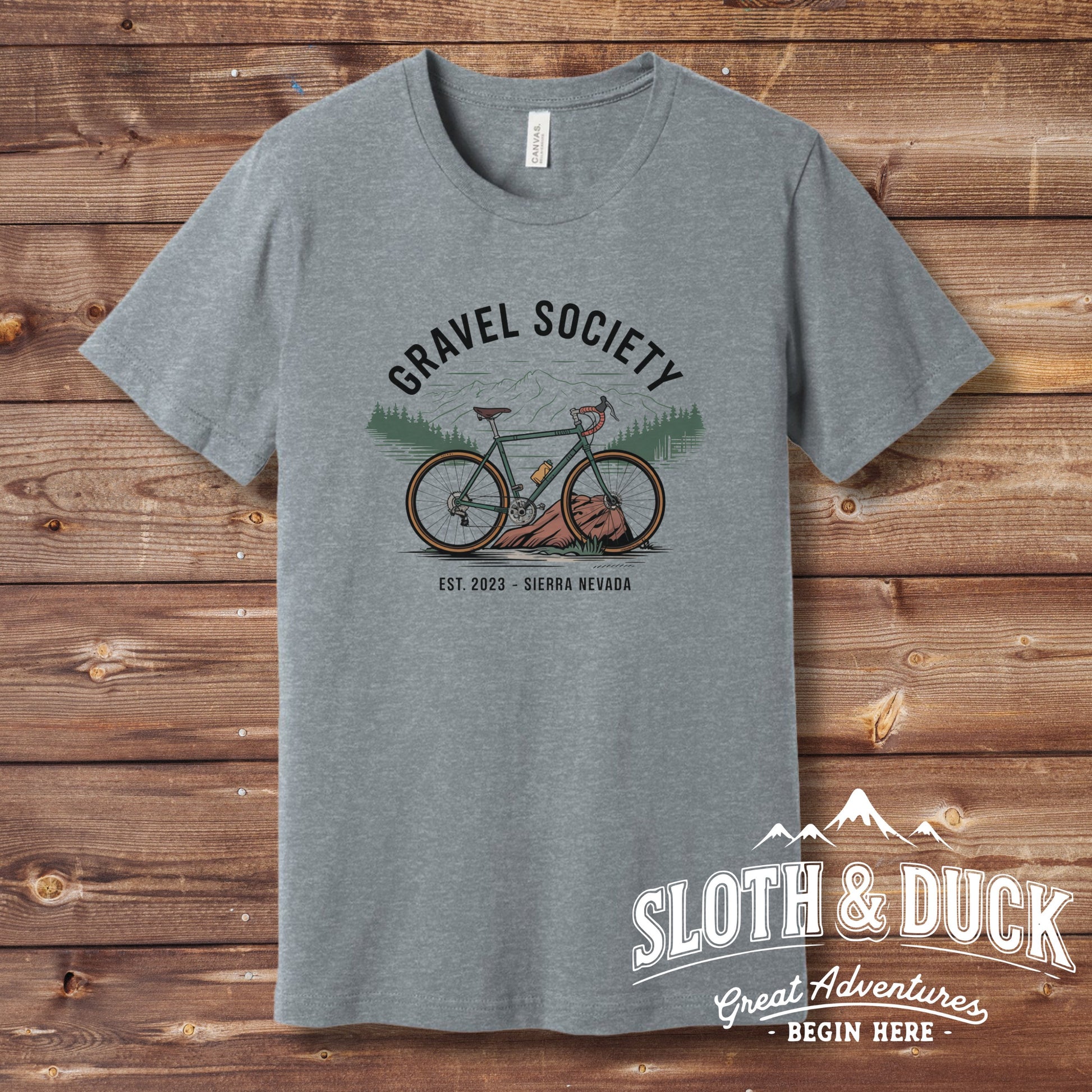 Gravel Society Sierra Nevada Adventure T-shirt product