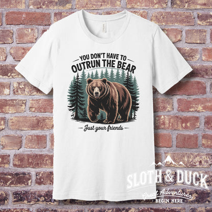 Outrun The Bear Graphic T-Shirt Funny Bear product